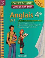 !!!!produit remplace!!!!Cahier du jour, cahier du soir / anglais 4e