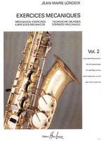 Exercices mécaniques Vol.2, Saxophone