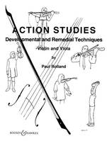 Action Studies, Developmental and Remedial Techniques. violin (viola). Livre de l'élève.