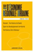 Revue d'économie régionale et urbaine Nº4/2022, Varia