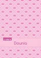 Le cahier de Dounia - Blanc, 96p, A5 - Princesse