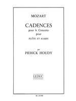 Cadenzas by P.Houdy for Concerto for Flute & Harp