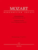 Concert Arias for low Soprano and Contralto, Concert Arias