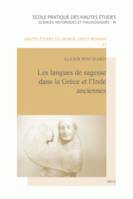 Les Langues de sagesse dans la Grèce et l'Inde anciennes