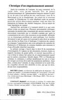 Chronique d'un empoisonnement annoncé, Le scandale du Chlordécone aux Antilles françaises 1972-2002