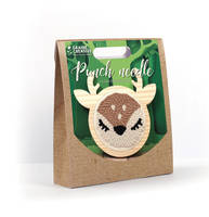 Kit Punch Needle Biche (décoration murale laine et bois)