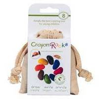 Crayon rocks sac 8 couleurs / crayon de cire ergonomique