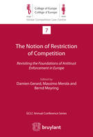 The Notion of Restriction of Competition, Revisiting the Foundations of Antitrust Enforcement in Europe