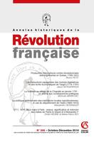 Annales historiques de la Révolution française n° 386 (4/2016) Varia, Varia