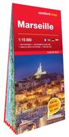 Marseille 1/15.000 (carte grand format laminée - plan de ville)