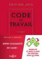 Code du travail 2015 - 77e éd.