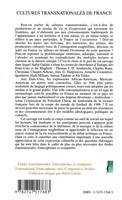 Livres Sciences Humaines et Sociales Sciences sociales Cultures transnationales de France, Des Beurs aux...? Hafid Gafaïti