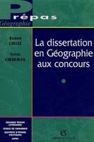 La dissertation en Géographie aux concours