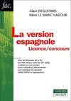 La version espagnole. Licence concours