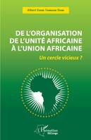 De l'organisation de l'unité Africaine à l'union Africaine, Un cercle vicieux?