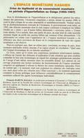 L'ESPACE MONÉTAIRE KASAIEN, Crise de légitimité et de souveraineté monétaire en période d'hyperinflation au Congo (1993-1997)
