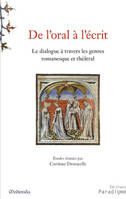 De l'Oral à l'écrit, Le dialogue à travers mes genres romanesque et théâtral M80, le dialogue à travers les genres romanesque et théâtral