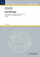 Nachklänge, Eight Poems by Joseph von Eichendorff. mixed choir (SSATBB). Partition de chœur.