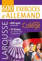 800 exercices d'allemand / spécial collège