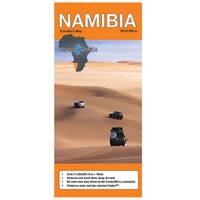 NAMIBIE - CARTE TRACKS4AFRICA
