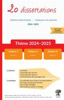 20 dissertations - Prépas scientifiques - Français-philosophie 2024-2025 « Individu et Communauté »