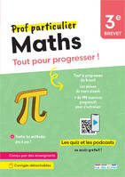 Prof particulier - Maths 3e - Brevet, Tout pour progresser ! Avec des exercices interactifs et des podcasts