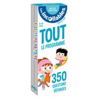 Les incollables - Tout le programme de la petite section - 3/4 ans, 350 questions réponses pour réviser en 2 éventails