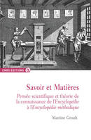 Savoir et matières - Pensées scientifiques et théorie de la connaissance, pensée scientifique et théorie de la connaissance de 