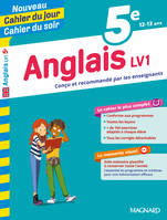 Anglais 5e - Cours, 150 exercices et aide-mémoire visuel - Nouveau Cahier du jour Cahier du soir, Conçu et recommandé par les enseignants