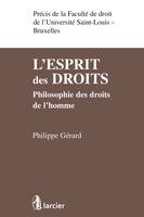 L'esprit des droits, Philosophie des droits de l'homme