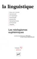 linguistique 2016, vol. 52 (2), Les néologismes euphémiques