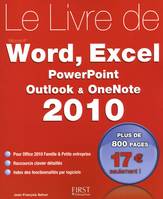 Livre de Word, Excel, PowerPoint, Outlook, OneNote 2010