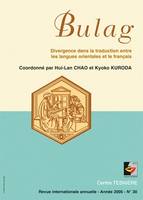 BULAG, n° 30/2005, Divergence dans la traduction entre les langues orientales et le français