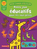 Mon cahier d'écolier (3-4 ans) petits jeux éducatifs