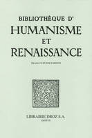 Bibliothèque d'Humanisme et Renaissance, LXXXV-II (2023-2)