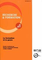 Recherche et formation, n° 69/2012, La formation et le genre