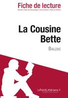 La Cousine Bette de Balzac (Fiche de lecture), Fiche de lecture sur La Cousine Bette