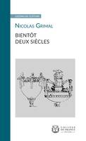 Bientôt deux siècles, Leçon de clôture prononcée le 19 octobre 2020