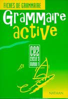 Grammaire active CE2 cycle 3 niveau 1 - Fiches de grammaire.