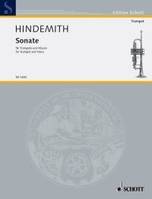 Sonate, Edited from the text Edition Paul Hindemith: Sämtliche Werke by Luitgard Schader. trumpet and piano.