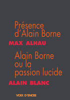 Présence d'Alain Borne