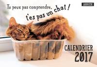 Tu peux pas comprendre, t'es pas un chat / calendrier 2017