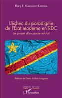 L'échec du paradigme de l'Etat moderne en RDC, Le projet d'un pacte social
