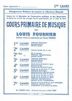 Cours primaire de musique cahier 1