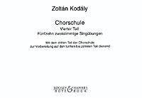 Chorschule, 15 zweistimmige Singübungen. Vol. 4. children's choir.