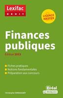 Finances publiques - Licence, Master - Édition 2023