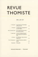 Revue thomiste - N°2/2017