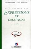 Dictionnaire des expressions et des locutions