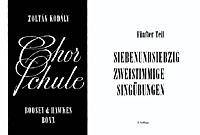 Chorschule, 77 zweistimmige Singübungen. Vol. 5. children's choir.