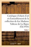 Catalogue d'objets d'art et d'ameublement, tableaux, aquarelles, dessins par E. Detaille, bijoux